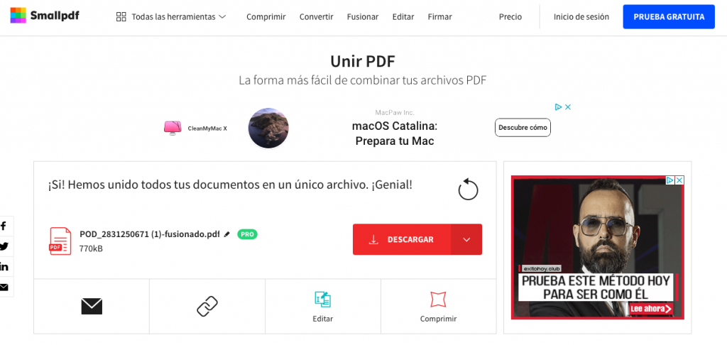 Juntar PDF Como Unir PDFs Combina Documento